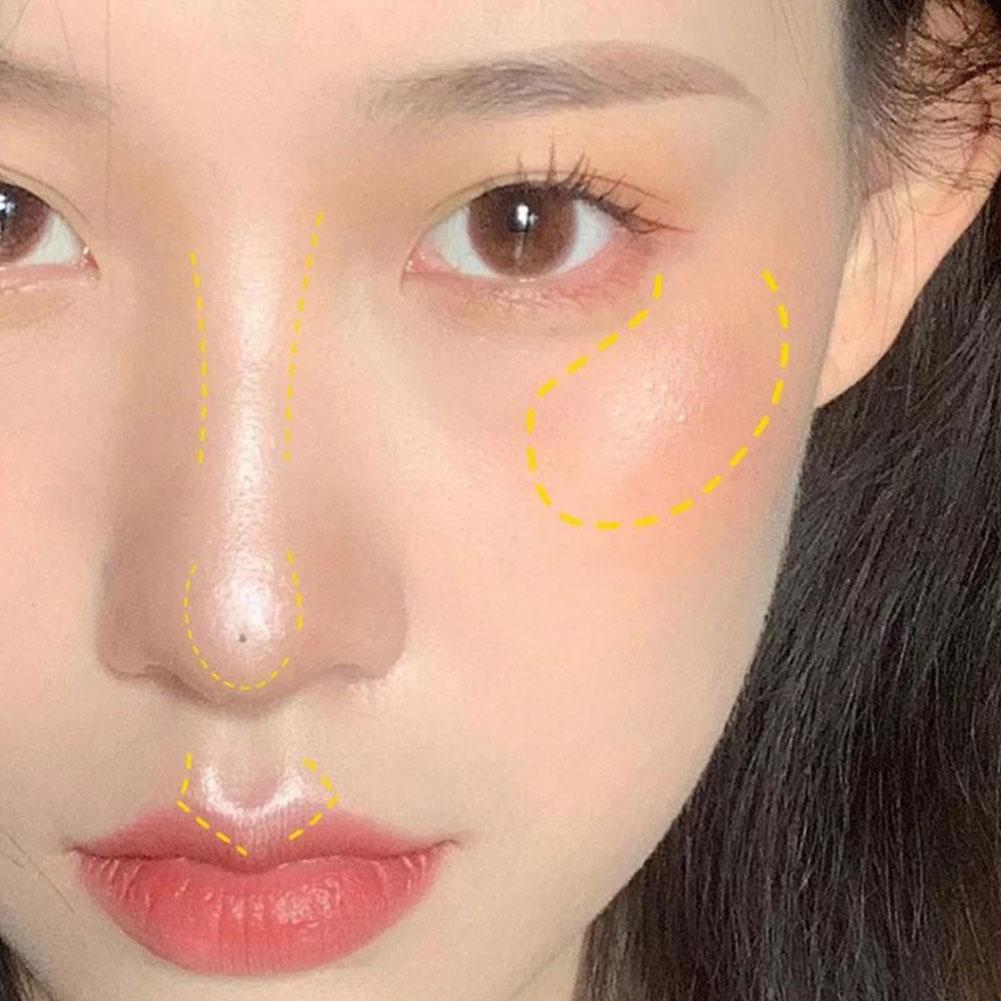 Палетка пудры-хайлайтера Водостойкий Стойкий Шиммер Хайлайтер для лица Макияж F2F6