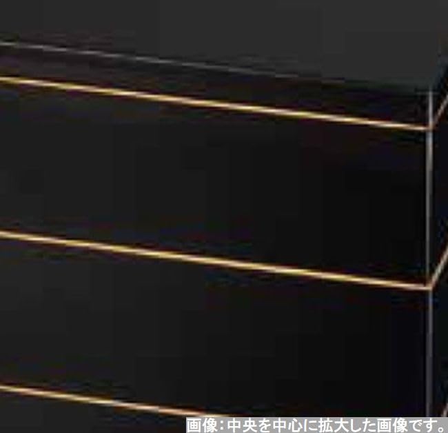 Outdoor Lunch Box Made In 3 Shichifuku X X J-kitchens (Lunch Box) Japan, Tiers, 6-inch, Design, Black, 18.2cm 18.2cm 15.7cm