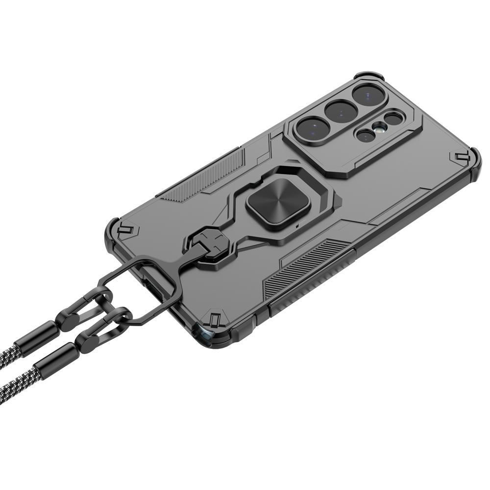 Бронированный чехол для Samsung Galaxy S26 Ultra S26+ S26 Plus S 26 5G Coque с держателем-кольцом Ударопрочная крышка для защиты объектива