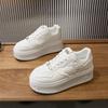 Thick-soled White Shoes for Women New Versatile Height-enhancing Casual Women's Shoes with Skirt Thick-soled Student Breathable Sports Shoes