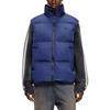 DIESEL Vests Men's Blue Stand Collar Moderate Other A144030GHBZ-8MS