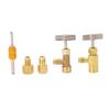 R134A Self Sealing Can Tap Valve Brass Puncture Style Dispenser Valve with Refrigerant Tank