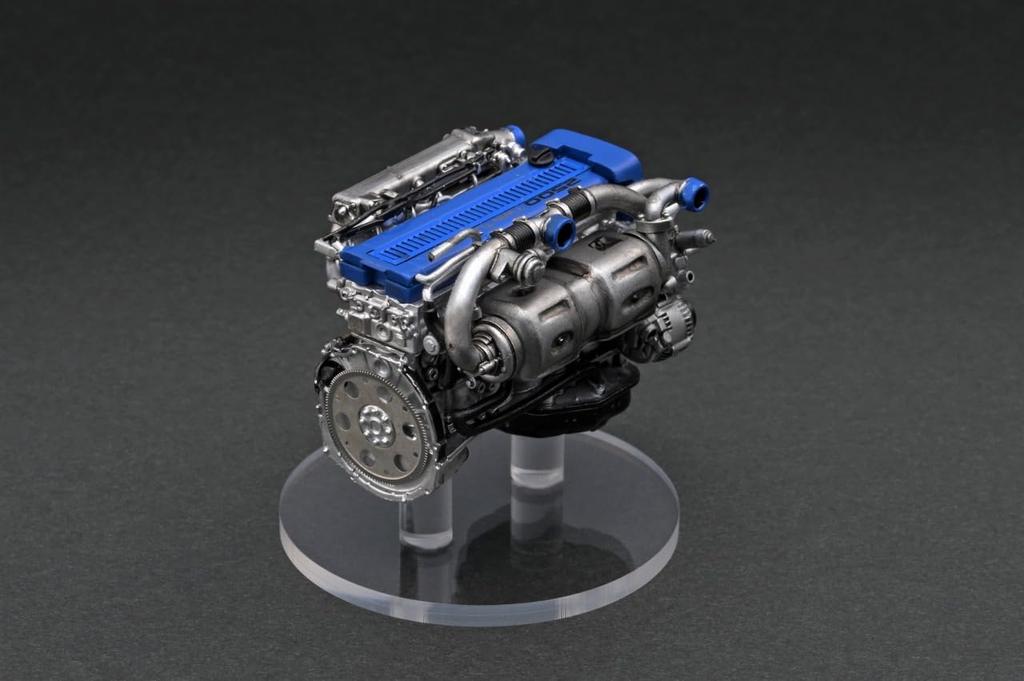 Модель зажигания VERTEX JZX100 Chaser Blue Metallic с двигателем