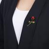 Plant Simple Literary Brooch Little Prince Rose High-end Retro Pin Versatile Corsage Accessories Women