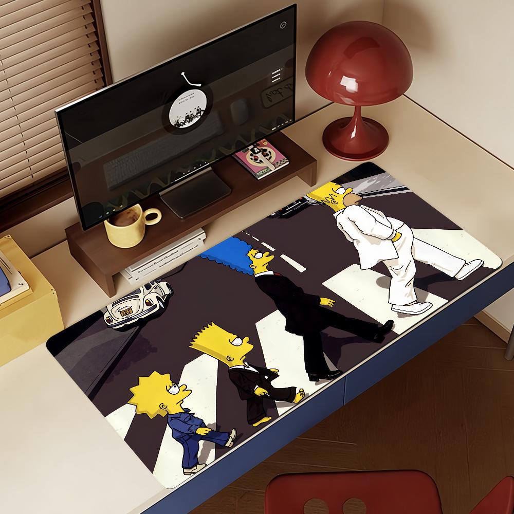 Cartoon The S-Simpsons-S Mouse Pad Computer Laptop Rubber Non-slip Mouse Mat Mousepad Gamers Decoracion Desk Mat