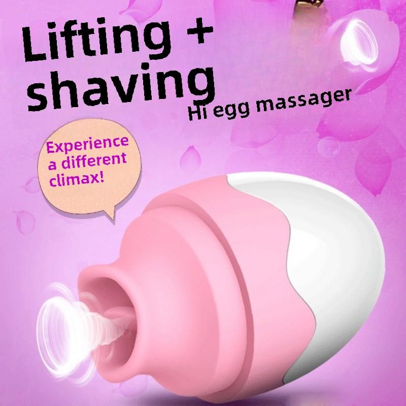 Tongue Licking Female Masturbator Compact Massage Vibration Pussy Sucker Sucking Breast Erotic Sex Products