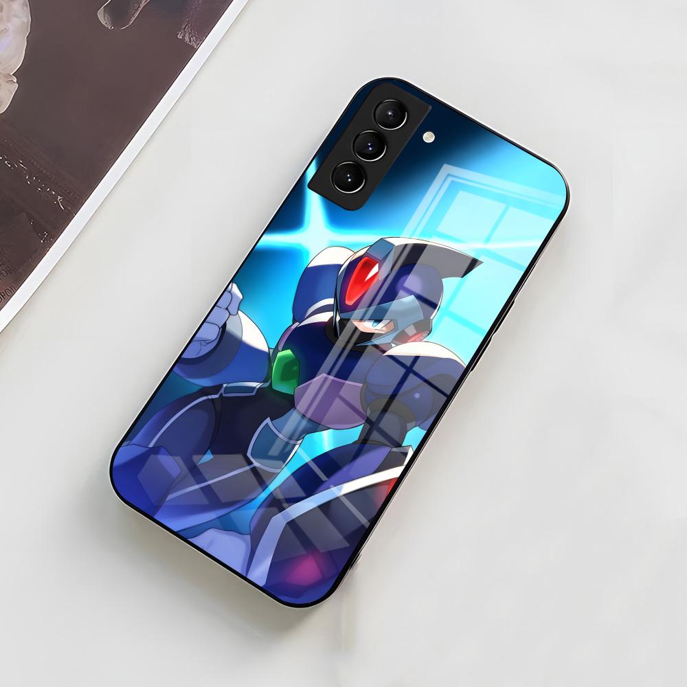 R-Rockman M-Megaman Cool Phone Case For Samsung A56 A36 A26 A16 A15 A25 A35 A55 A14 A34 A24 A54 Glass Case