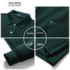 Septwolves Men's Long Sleeve Business Polo T-Shirt