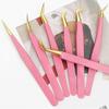 1PC False Lashes Eyelashes Extension Tweezers Mega Volume Mink Make Fans Boot Isolation Pliers Nail Clips Beauty Make Up Tools