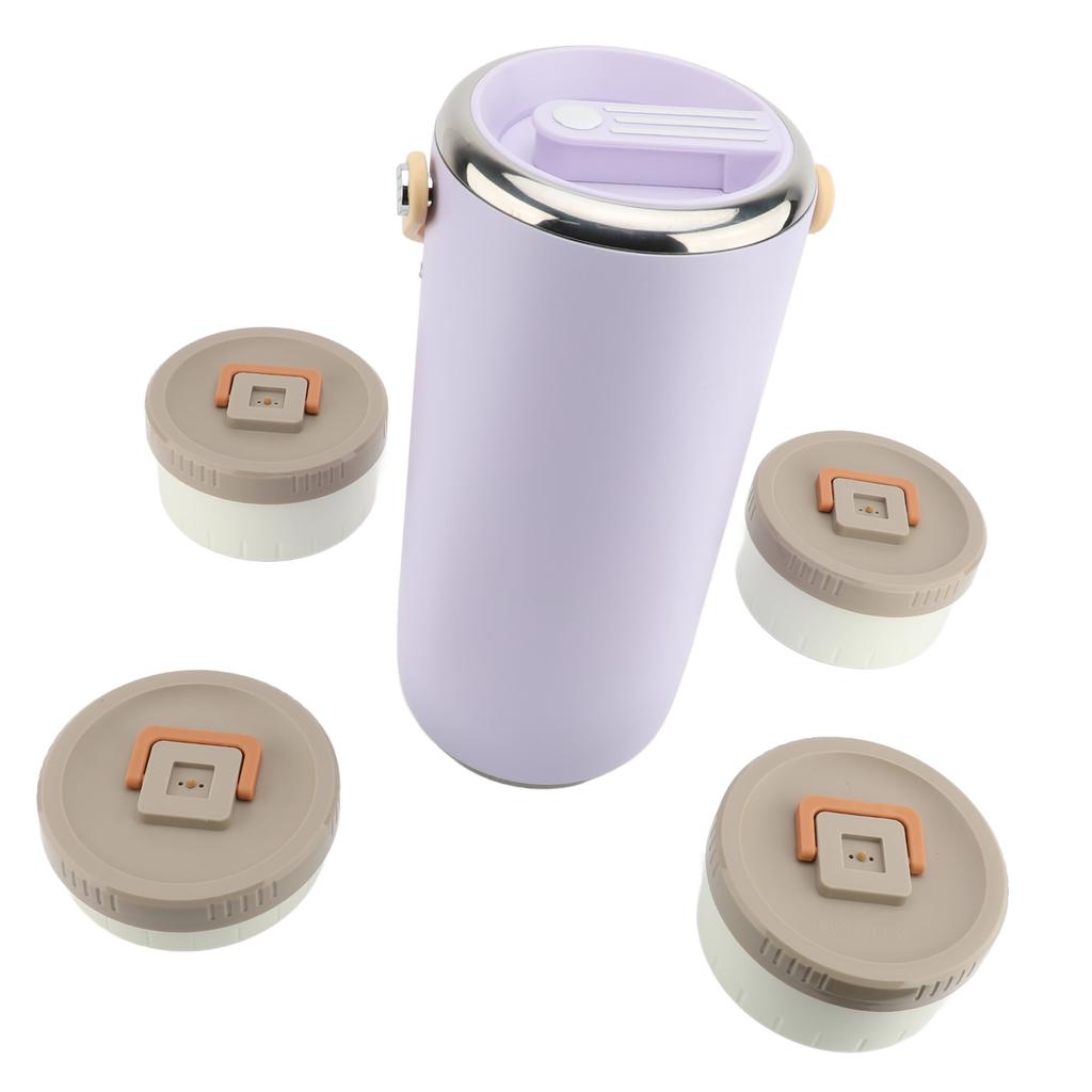 Вакуумная банка для еды 3,4 л из нержавеющей стали с широким горлом, герметичная, портативная, для горячей еды