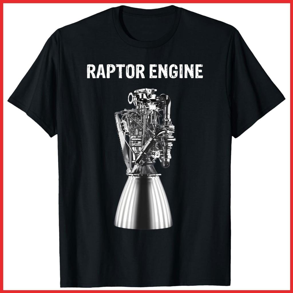 Футболка черная Starship Raptor Engine For Space Explorer & Rocket Scientist S-5XL