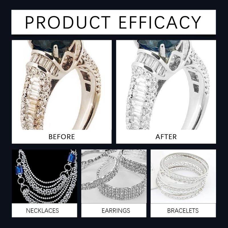 100 мл Раствор для чистки ювелирных изделий Для золота, серебра, очков, часов, колец, полировки бриллиантов, удаления грязи, придания блеска Для ультразвуковой машины