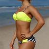 Sexy Bikini Striped Push Up Women Swimsuit Bathing Bra Briefs Suit for Summer