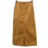 Ships Long Length Tight Skirt 38 Camel Women Used