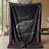 Detroit Red Wings Flannel Fleece Blanket Cozy Warm Throw Blanket For Couch Bed Travel All Season Use