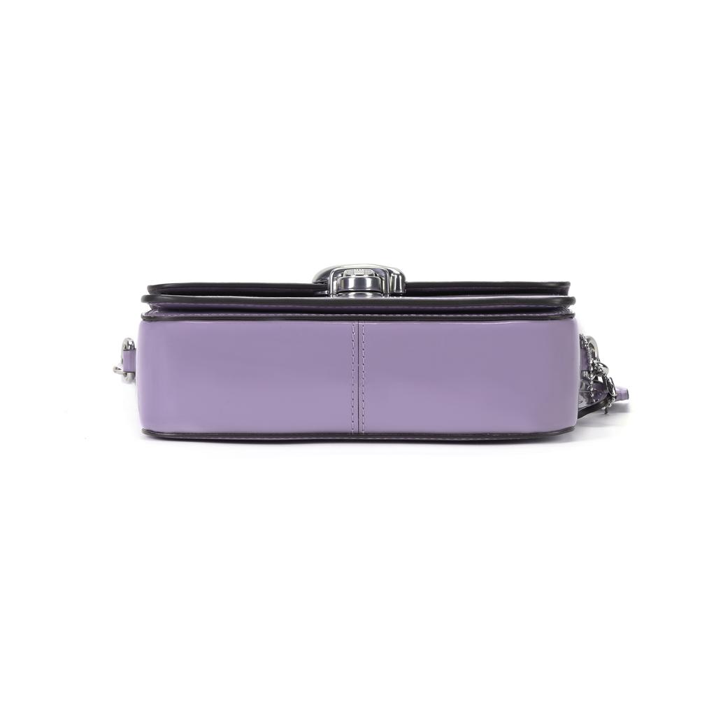 Coach Studio 20 Solid Color Detachable Shoulder Strap Push Button Flap Closure Leather Handheld Crossbody Shoulder Bag Women Handbags CE761-LHVHM