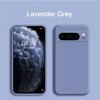 Ультратонкий Простой Чехол-Кожа из Жидкого Силикона для Google Pixel 10 9 Pro XL 8 7 A Pro Полный Комплект Ударопрочный Мягкий Защитный Чехол