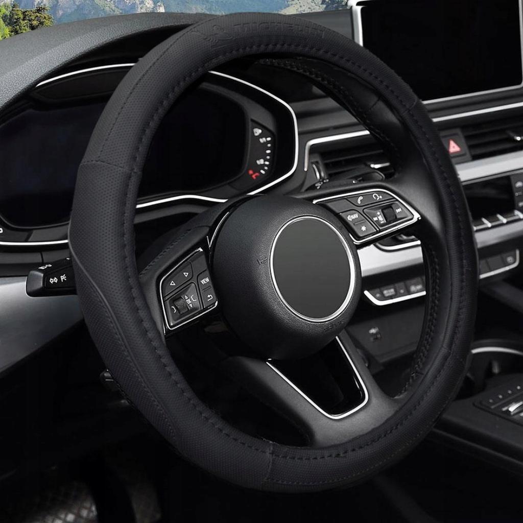 MICHELIN Steering Wheel Cover Black 36.8-39.4cm
