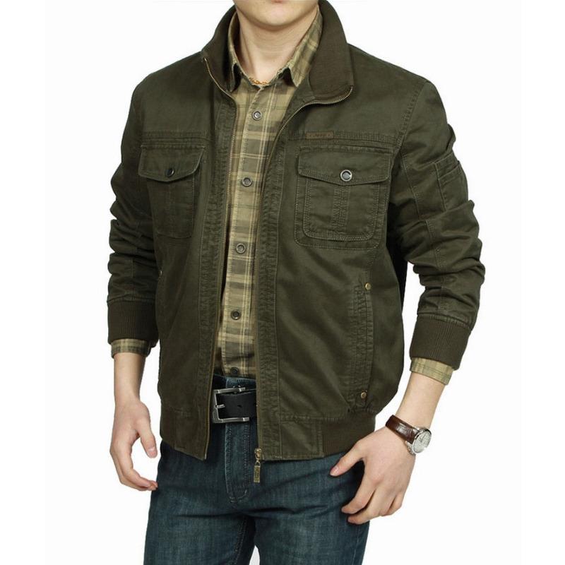 Men's Autumn and Winter New Casual Jacket Men's Loose Large Size Coat Youth Short New Washed Jacket Men's