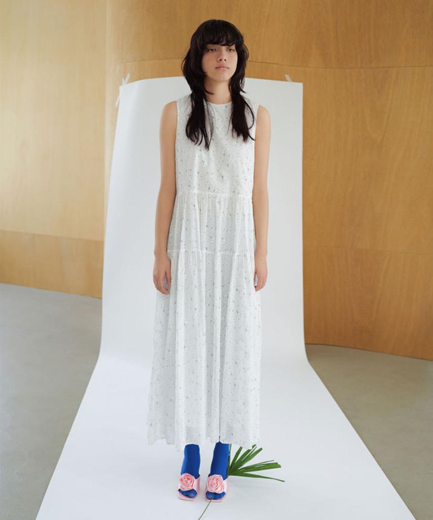 Susumu Wildflower Dress - White