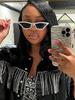 Special-Shaped Cat-Eye Fashion Sunglasses Niche Hip-Hop Trendy Sunglasses With Dimond For Women 2154