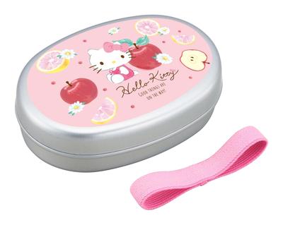 OSK Алюминиевый Ланч Бокс Hello Kitty Фруктовый KTF Ланч-Бенд с Сделано в Детском Боксе, Средний, 350 мл, Дизайн, Разделители, Япония, AL-5