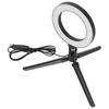 LED Selfie Fill Light Portable LED Ring Lamp 3 Mode Adjustable with Tripod for Makeup Video Live USB Powered