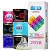 MingLiu 24pcs Mixed Types Condoms Super Thin Adult Condones Ice & Fire Thread Penis Sleeve