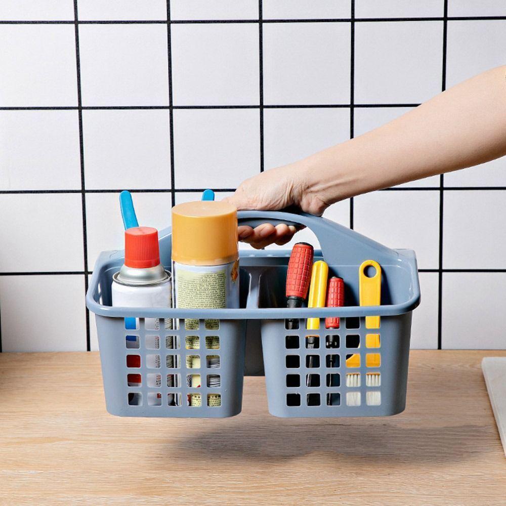 Simple Hollow Out Storage Basket Functional Washing Basket Storage Holder For Bathroom/Toilet