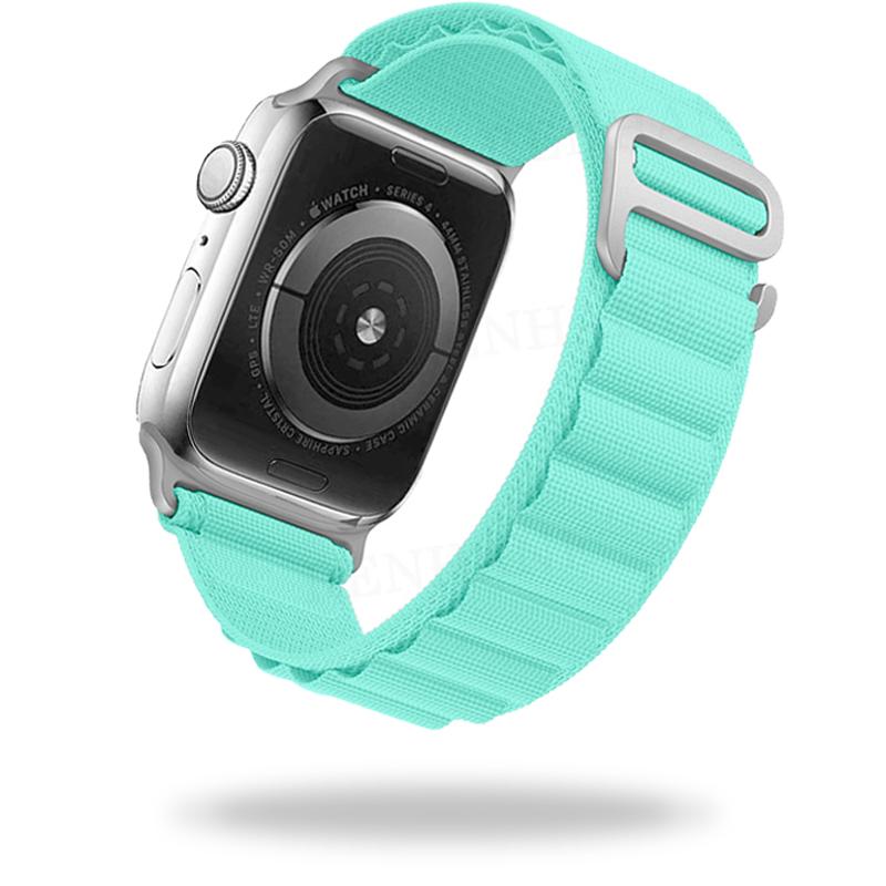 Ремешок Alpine Loop для Apple Watch ultra 45 мм, 41 мм, 44 мм, 40 мм, 49 мм, 42 мм, 38 мм, металлический браслет iWatch Ultra SE 8, 7, 6, 5, 4, нейлоновый ремешок