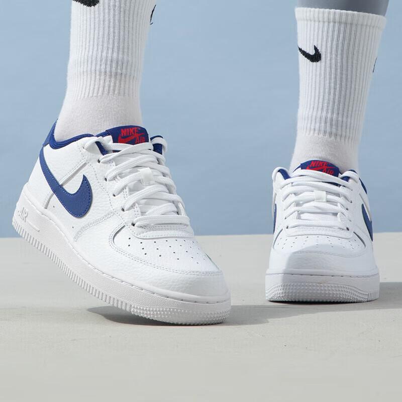 Nike Air Force 1 Low White Deep Royal GS Sneakers CT3839-101