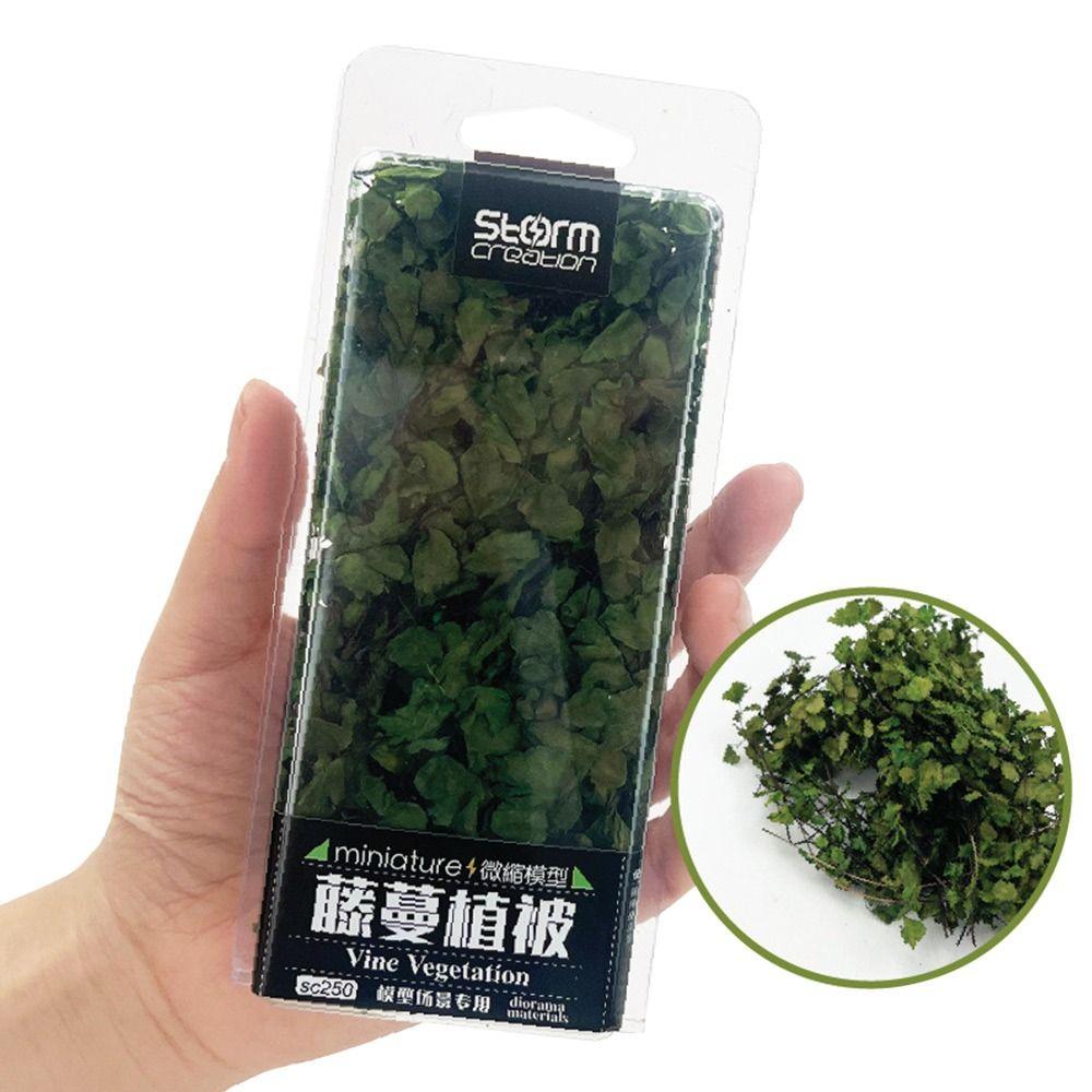 Scenery Fairy Garden Micro Landscape Miniature Plant Creepers Simulation Rattan Leaves Scene Model