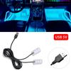 Car Interior Lights Cold Decorative Dashboard Console Car LED Ambient Lights Party Lights