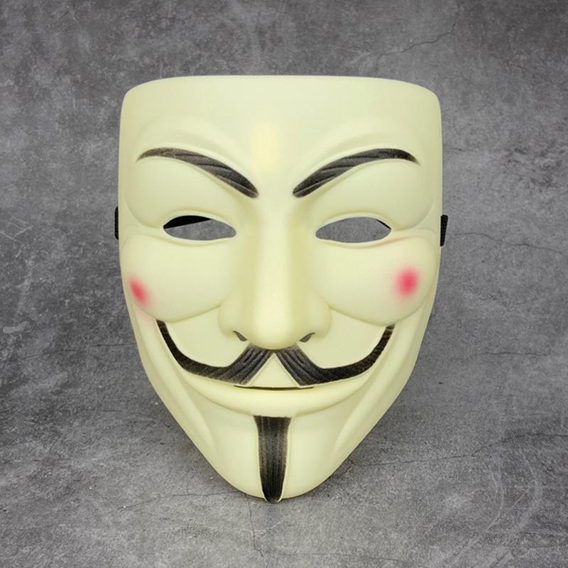 Маска V For Vendetta на Хэллоуин, страшные принадлежности для вечеринок, аксессуары для косплея