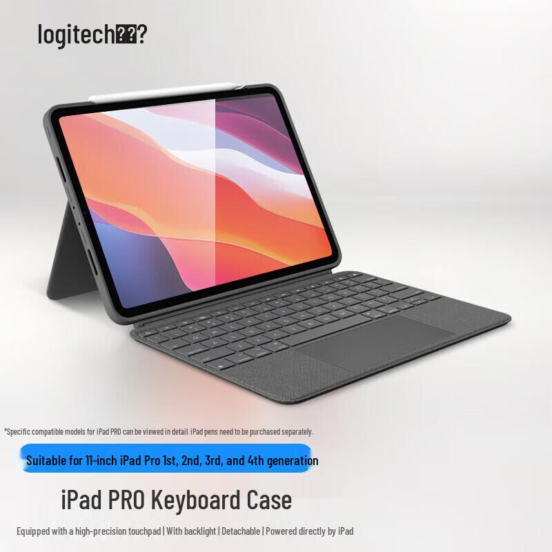Logitech Чехол-клавиатура IK1176 для iPad Pro 11 дюймов