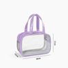 Transparent PVC Large Capacity Storage Bag Swimming Bags Women Large Wet Dry Separation Sports Bag Beach Fitness Travel Handbag