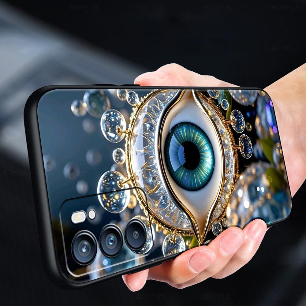 Fashion Eyelashes Eyes Phone Case For Oppo Reno 13 12 11 10 7 F Find X5 X6 A98 A80 A79 A78 A57 A54 A31 A17 Pro 5G Soft TPU Cover