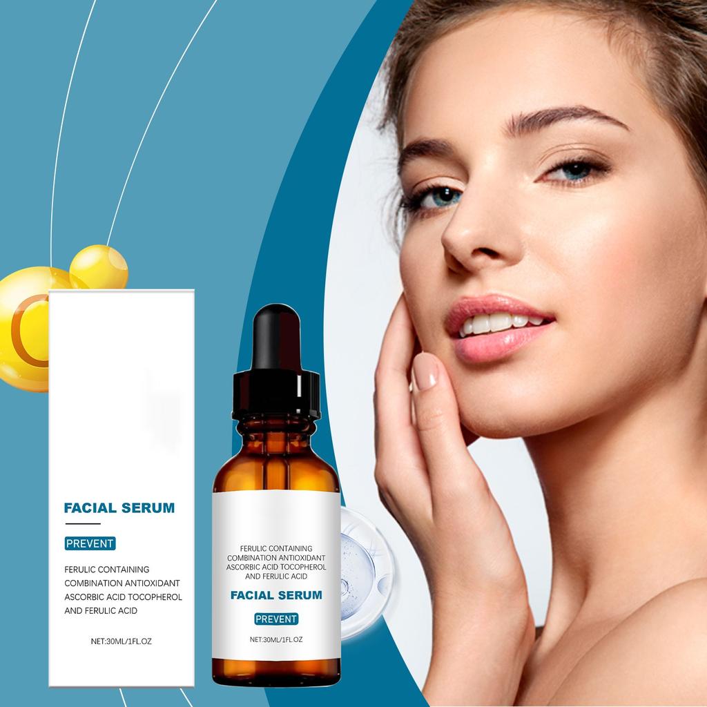 Сыворотка для лица, отбеливающая сыворотка для лица, отбеливающая сыворотка, глубокое увлажнение, укрепление, омоложение, осветление, удержание влаги(30мл