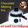 40 Вт Черная Электрическая Машина для Растапливания Шоколада и Сыра Мини Антипригарный Керамический Горшок Цилиндр для Темперирования Растопитель Сковорода Одинарная Керамическая