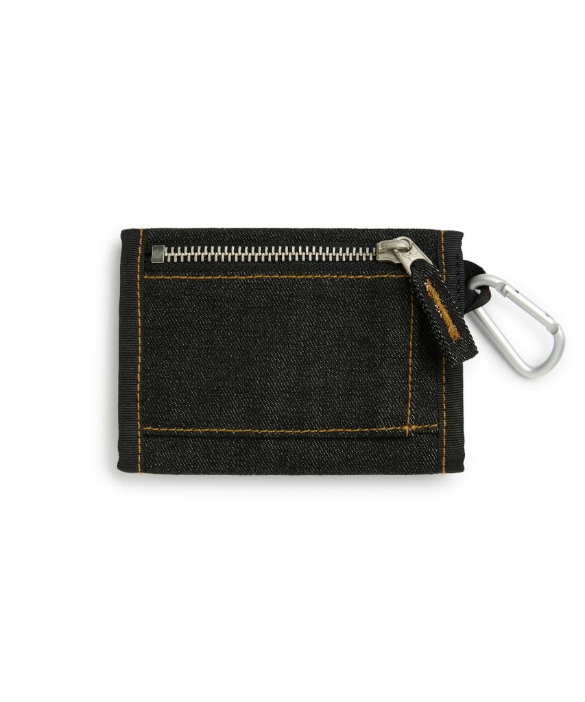 Mark Gonzales Angel Denim Folding Wallet - Black