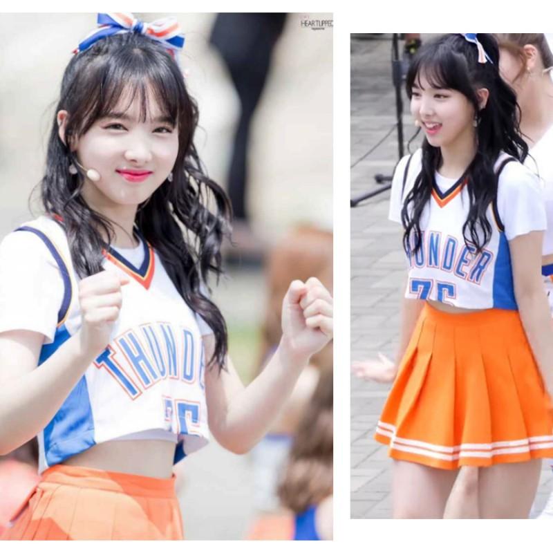 Cheerleading Outfit TWICE Group Stage Performance Dance Costume Party Annual Event