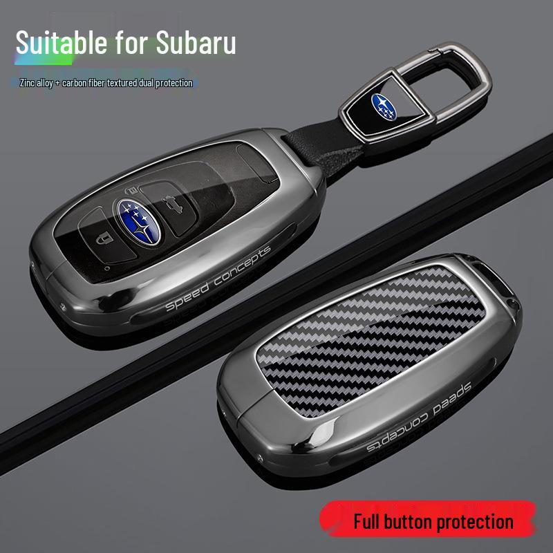 Металлический чехол для ключей для Subaru XV, Outback, Forester, BRZ и Legacy - Защитный корпус для автомобиля