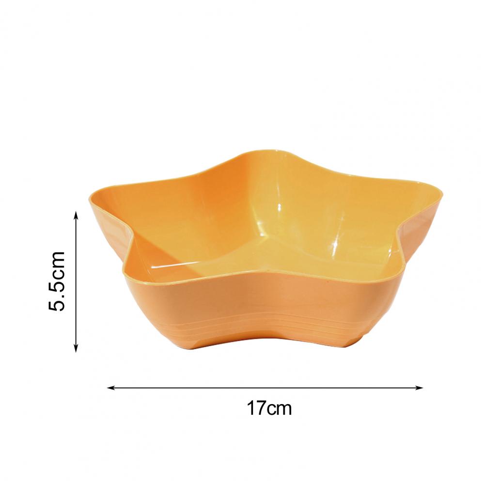 Тарелка для фруктов в форме пятиконечной звезды из пищевого пластика, многоцелевая, для закусок, фруктов, орехов, поднос для подачи блюд, миска, держатель для тарелок, кухонные принадлежности