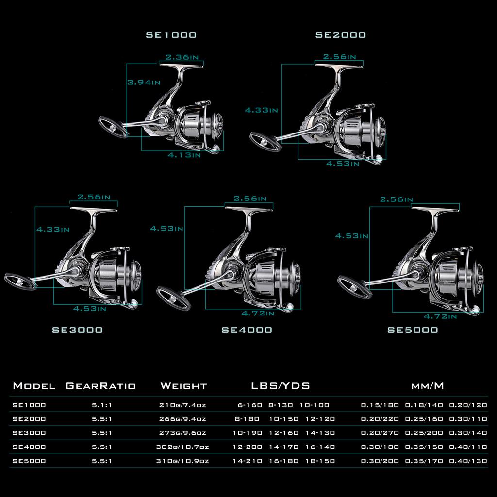 Рыболовная катушка с подшипником 13 + 1, гладкая мощная спиннинговая катушка для соленой и пресной воды