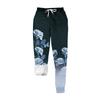 Женские повседневные модные домашние плюшевые спортивные штаны с рождественским принтом
