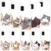 Kiss My Lovely Cat Kitten Phone Case For Samsung Galaxy A12 A22 A32 A42 A52 A72 A51 A71 5G A41 A31 A21 A02S M12 M21 M31 M30S