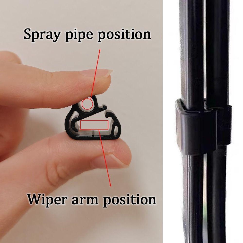 5 шт. Универсальный зажим для шланга омывателя стеклоочистителя Прочная пряжка рычага стеклоочистителя Система омывателя лобового стекла