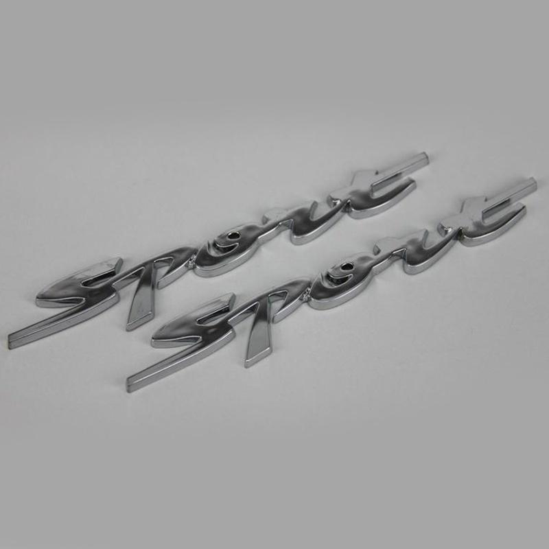 Автомобильные наклейки самоклеящиеся АБС-пластик Спортивная эмблема значок авто хвост аксессуары наклейки 3 цвета