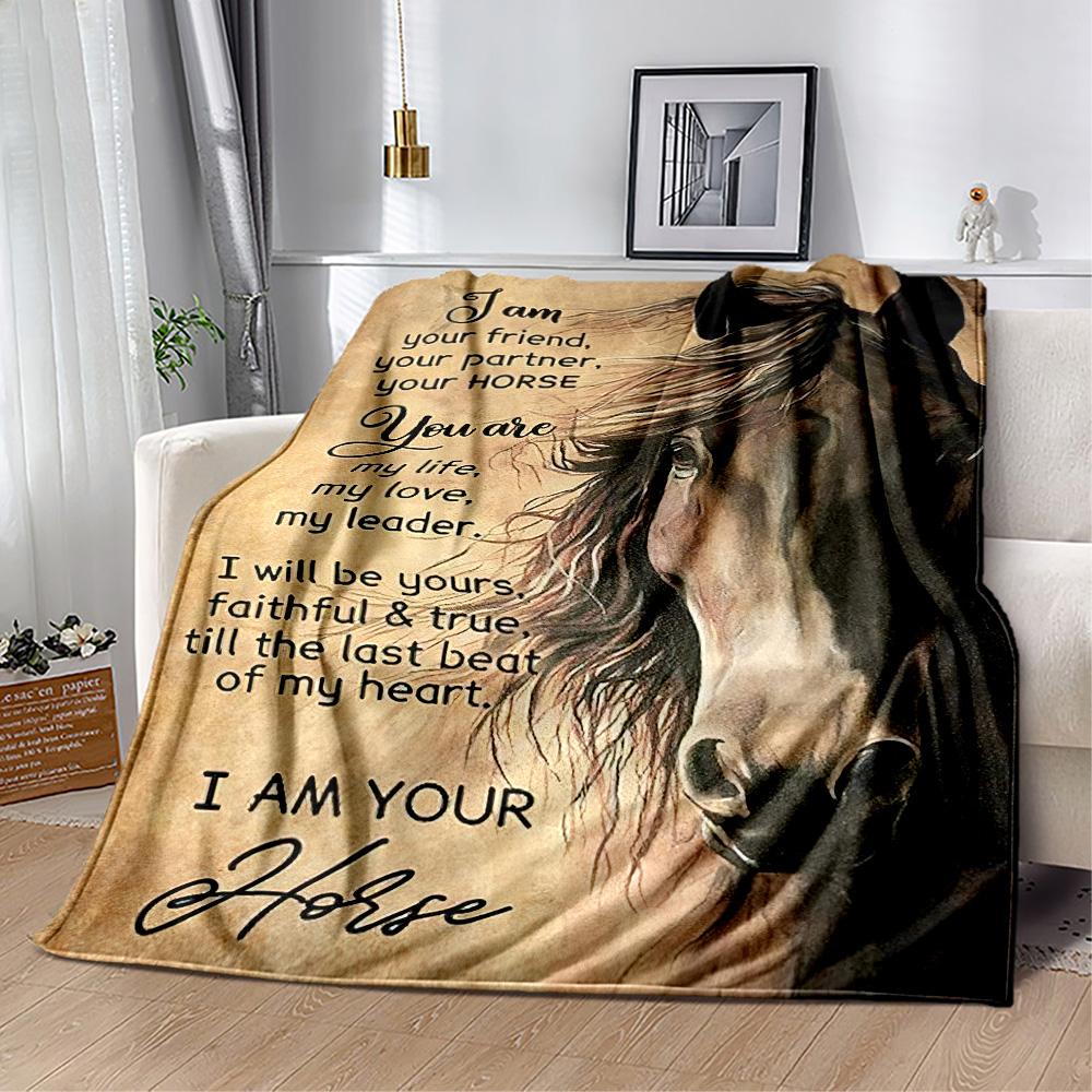 Horse Racing Derby Event Blankets are suitable for living rooms, bedrooms, camping, and other places, making them an ideal choice for gifts.