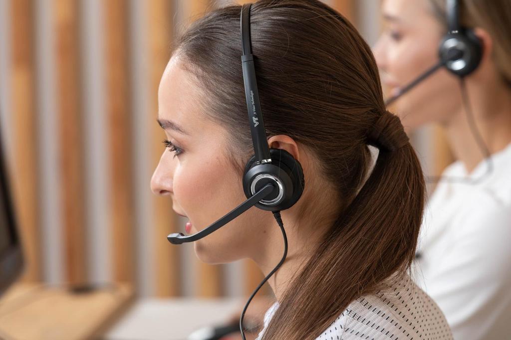 Гарнитура VT6200 ENCx2 с одним наушником UC USB(03) USB-A